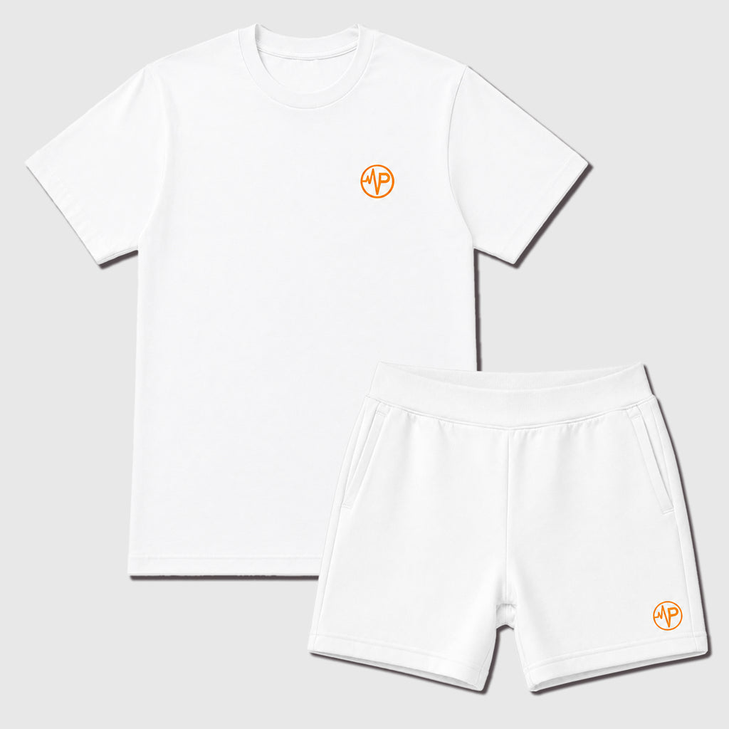 【静電気が出にくい天然コットン100%】リカバリーパジャマ上下セット（半袖Tシャツ・ハーフパンツ）