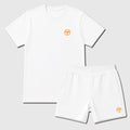 【静電気が出にくい天然コットン100%】リカバリーパジャマ上下セット（半袖Tシャツ・ハーフパンツ）
