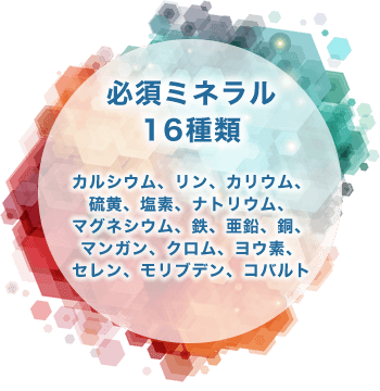 【必須ミネラル】