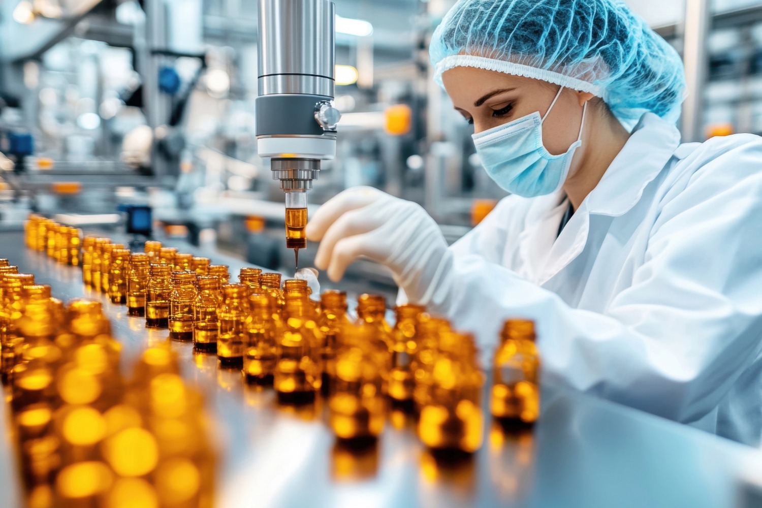 清潔な研究室での品質チェック